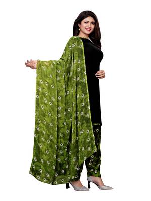 Black Printed Crepe Salwar 2