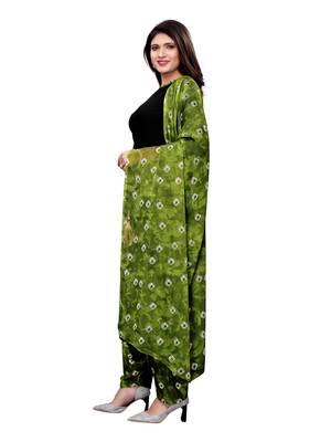 Black Printed Crepe Salwar 3