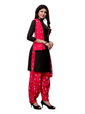 Black Printed Crepe Salwar 2