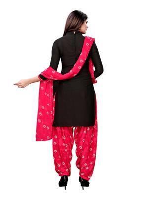 Black Printed Crepe Salwar 4