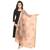Fabric and Lace Digital print with Embroidery Border and Butta Design Organza Tissue Dupatta