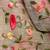 Fabric and Lace Digital print with Embroidery Border and Butta Design Organza Tissue Dupatta