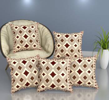 multicolor soft touch fabric 5 set of cushion cover 1