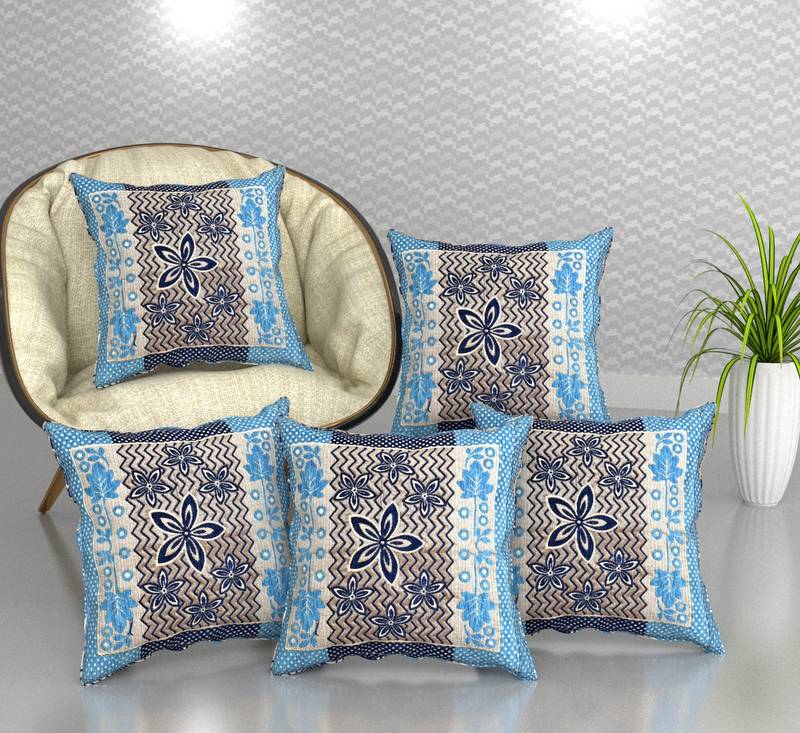 Chenille Cushion Cover set of 5 pcs by FRIMERR