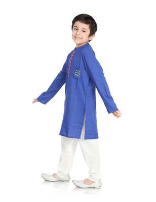 Embroidered Kurta Pajama Set 2
