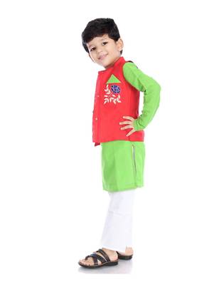 Kurta Pajama With Jacket 1