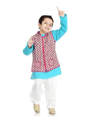 Elephant Print Woolen Jacket 1
