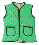 Sanganeri Print Reversible Jacket