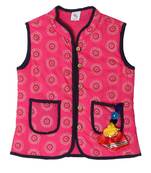 Sanganeri Print Reversible Jacket