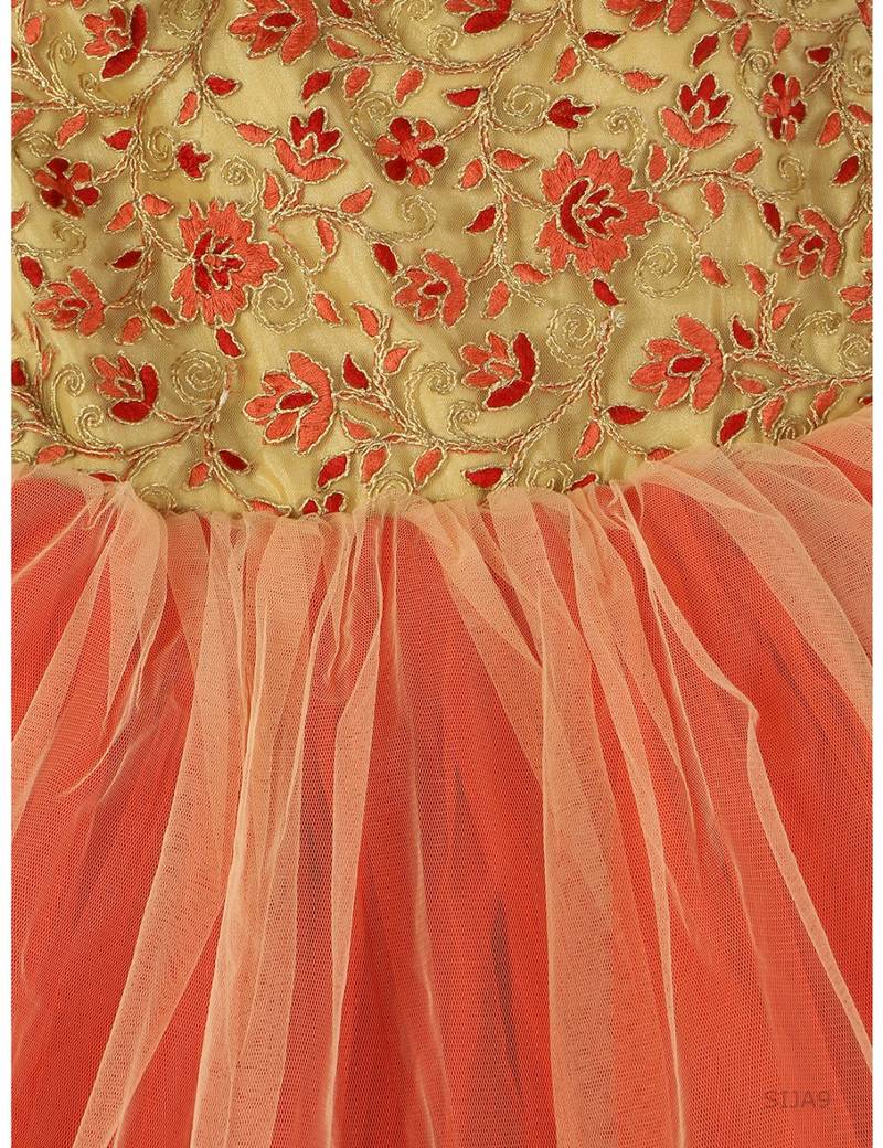 Embroidered Princess Gown