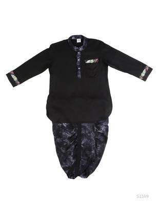Zari Work Dhoti Kurta Set 1