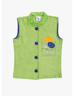 Moti Work Silk Jacket 1