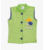 Moti Work Silk Jacket