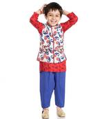 Sanganeri Print Reversible Jacket