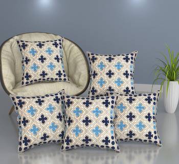 multicolor soft touch fabric 5 set of cushion cover 1