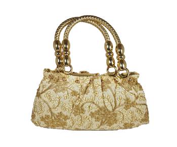 Prosper Ethnic Silk Purse Hand Bag With Embroidery Work Multicolour For Women And Girls 1