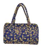 Prosper Ethnic Silk Purse Hand Bag With Embroidery Work Multicolour For Women And Girls