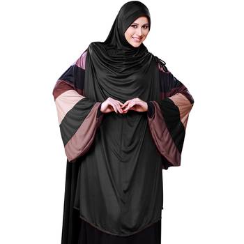 Maroon Plain Poly Cotton Hijab 1