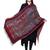 Anekaant Green, Wine & Multicolour Viscose Rayon Floral and Paisley Woven Design Shawl