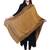 Anekaant Mustard Modal Floral Boder Woven Design Shawl
