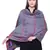 Anekaant Wine & Multicolour Modal Geometrical Woven Design Shawl