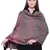 Anekaant Pink & Multicolour Modal Geometrical Woven Design Shawl