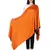 Anekaant Orange Modal Solid Woven Design Reversible Shawl