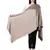 Anekaant Beige Modal Solid Woven Design Reversible Shawl