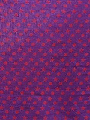 Anekaant Purple Modal and Lurex Stared Woven Design Shawl 4