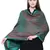 Anekaant Green Modal and Lurex Stared Woven Design Shawl