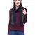 Anekaant Black & Multicolour Checked Viscose Rayon Woven Design Scarf