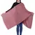 Anekaant Red & White Viscose Rayon Checked Woven Design Stole