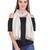 Anekaant Off White and Multicolour Cotton Long Scarf (50X180 cm)