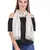 Anekaant Off White and Multicolour Cotton Long Scarf (50X180 cm)