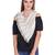 Anekaant Off White and Multicolour Cotton Long Scarf (50X180 cm)