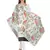 Anekaant Mint Green & Multicolour Modal Printed Floral Frayed Scarf