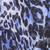 Anekaant Navy Blue & Black Synthetic Polyester Animal Printed Tasselled Scarf.