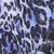 Anekaant Navy Blue & Black Synthetic Polyester Animal Printed Tasselled Scarf.