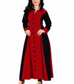 Red Plain 14 Kg Rayon Kurti