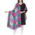 Anekaant Multicolour Cotton Viscose Checked & Multi Check Woven Design Shawl