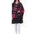 Anekaant Navy & Multicolour Viscose Cotton Checked Woven Design Shawl