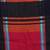 Anekaant Navy & Multicolour Viscose Cotton Checked Woven Design Shawl