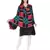 Anekaant Black & Multicolour Cotton Viscose Checked Woven Design Shawl