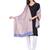 Anekaant Mauve & Multicolour Modal Geometric Woven Design Shawl