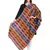 Anekaant Maroon & Multicolour Modal Geometric Woven Design Shawl