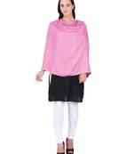 Anekaant Pink & Multicolour Modal Paisley Woven Design Shawl