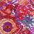 Anekaant Red & Multicolour Viscose Rayon Printed Geometric Frayed Scarf