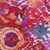 Anekaant Red & Multicolour Viscose Rayon Printed Geometric Frayed Scarf