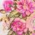 Anekaant Pink & Multicolour Viscose Rayon Printed Floral Frayed Scarf