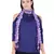 Anekaan Mauve 100% Silk Woven Design Lycra Ombrey Tasselled Fringed Scarf